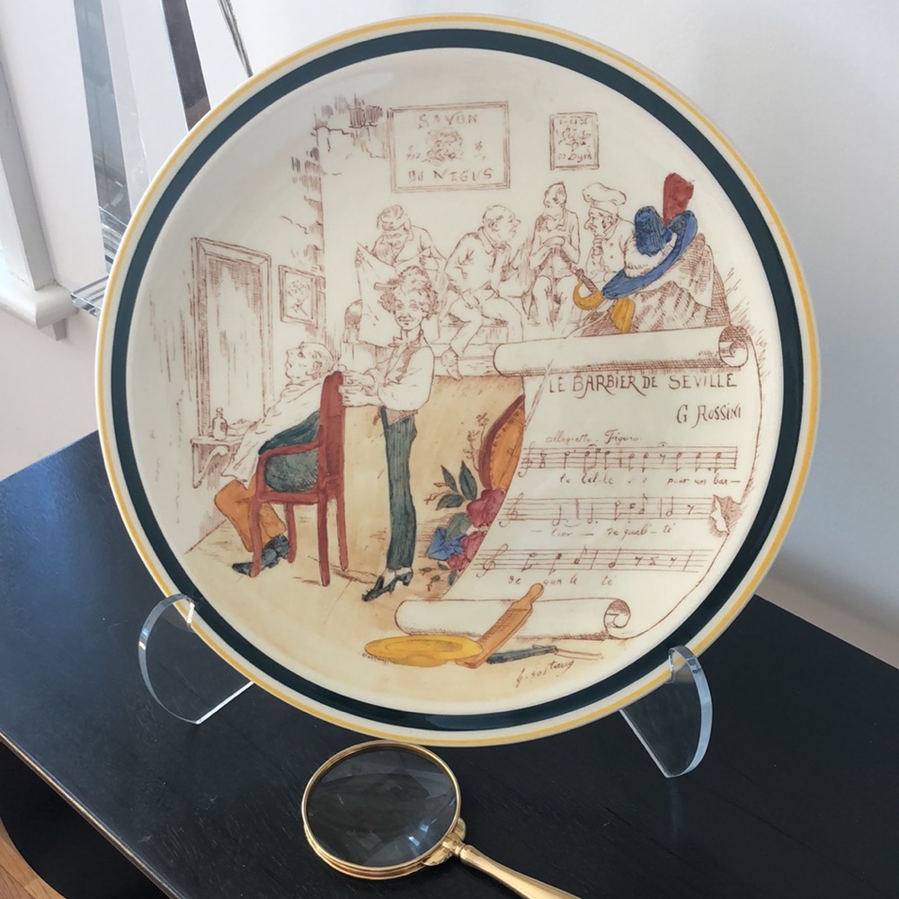 Large Antique Charger